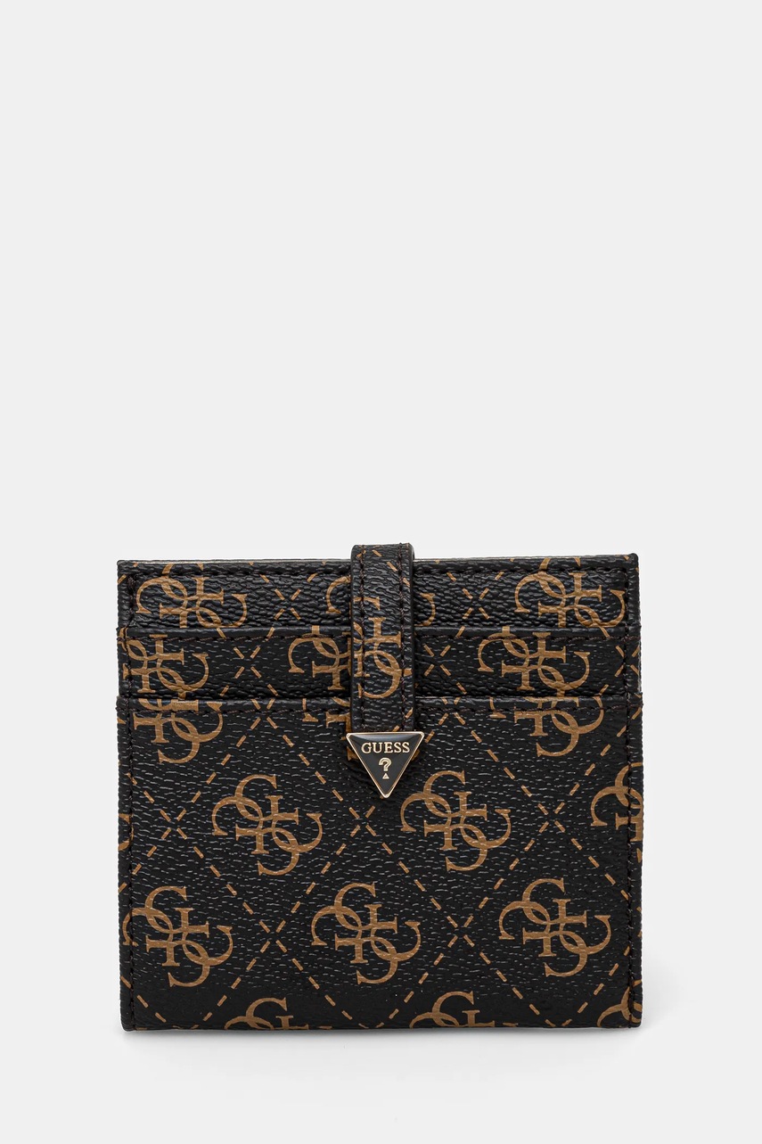 

Портмоне Guess ERICA дамски в кафяво SWQG95 10152, Кафяв