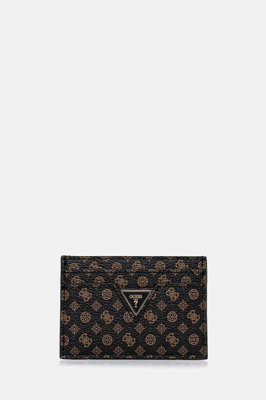 Levně Pouzdro na karty Guess černá barva, RW1714 P4401