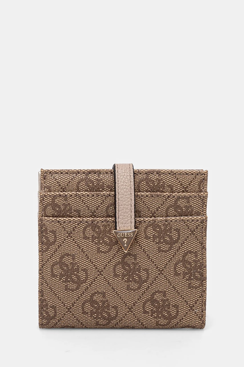 Levně Peněženka Guess LAUREL hnědá barva, SWSG85 00152