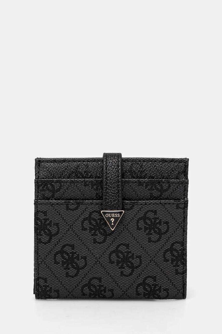 Levně Peněženka Guess LAUREL černá barva, SWSG85 00152