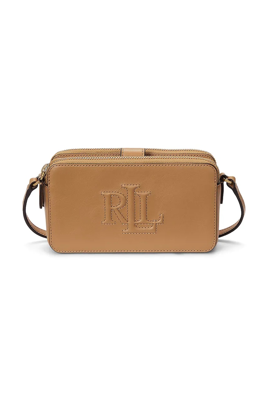 Levně Peněženka Lauren Ralph Lauren béžová barva, 432951475