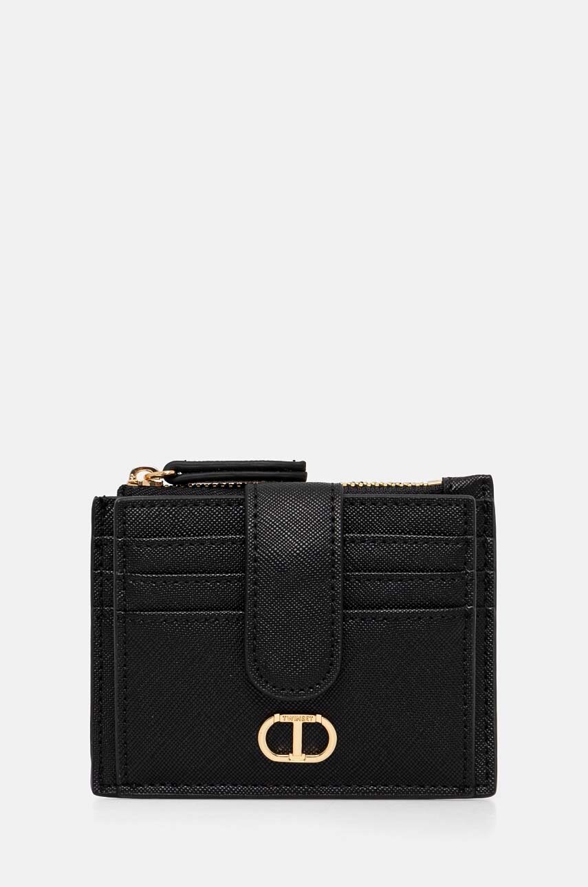 

Портмоне Twinset дамски в черно 242TL8044, Черен