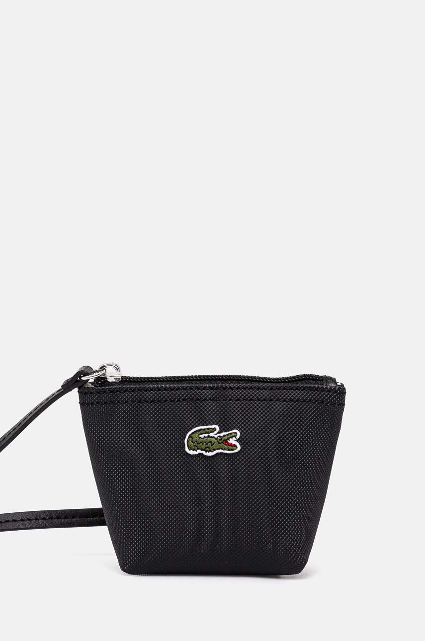 Peňaženka Lacoste dámska, čierna farba, NF4545PO