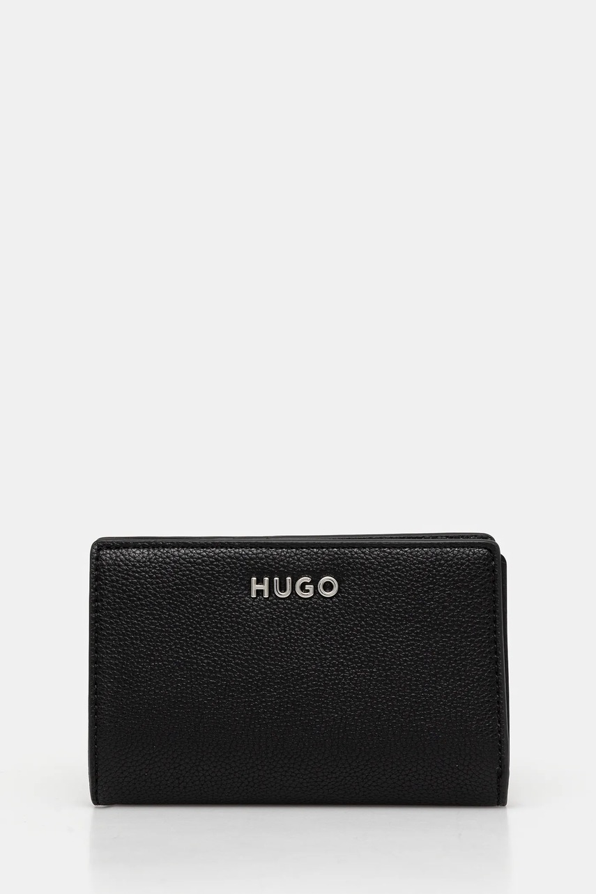 

Портмоне HUGO дамски в черно 50529029, Черен