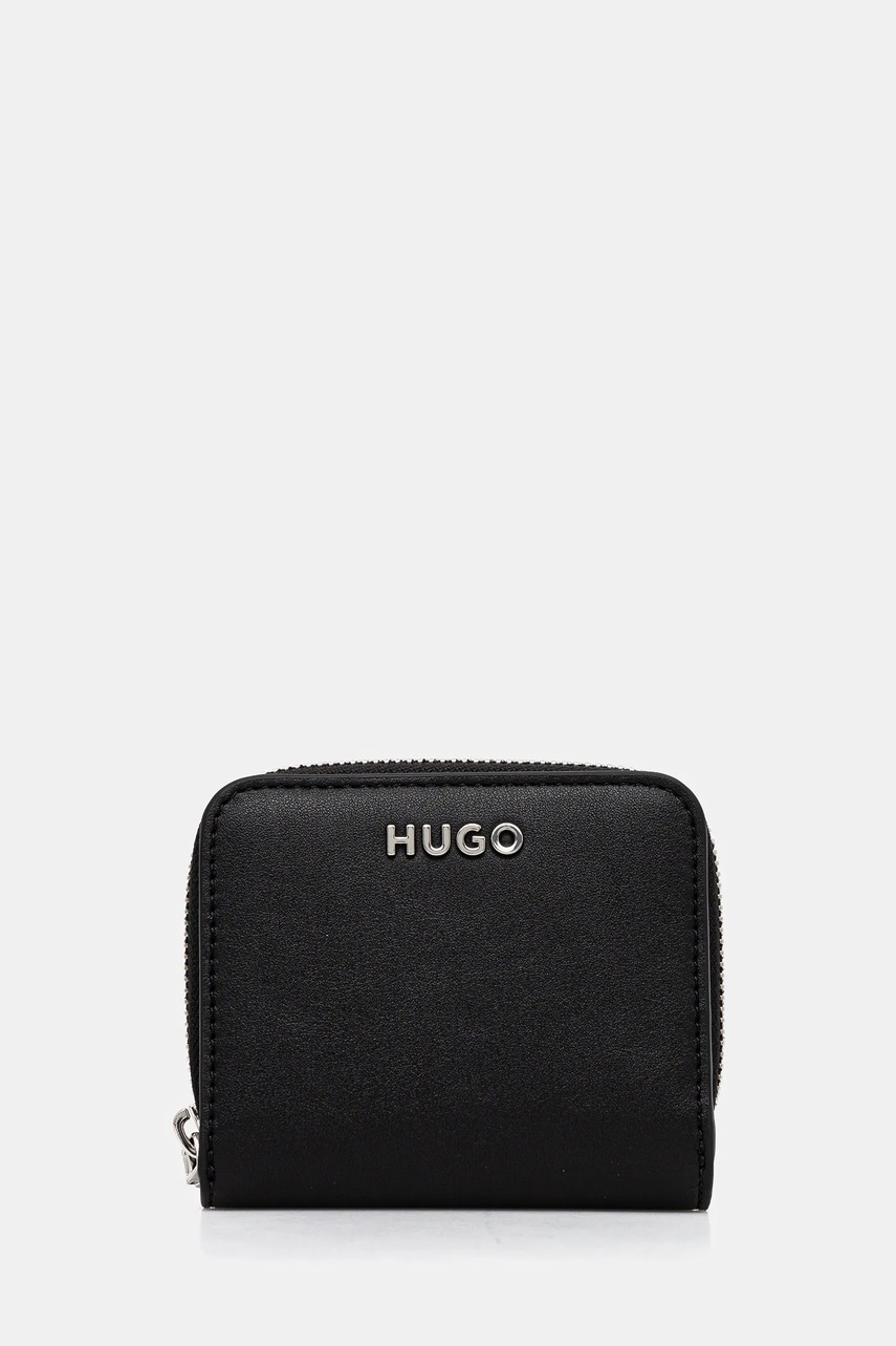 

Портмоне HUGO дамски в черно 50529042, Черен