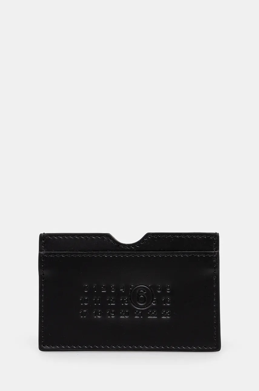 

Кожен калъф за карти MM6 Maison Margiela в черно SA5UI0008.P7183, Черен