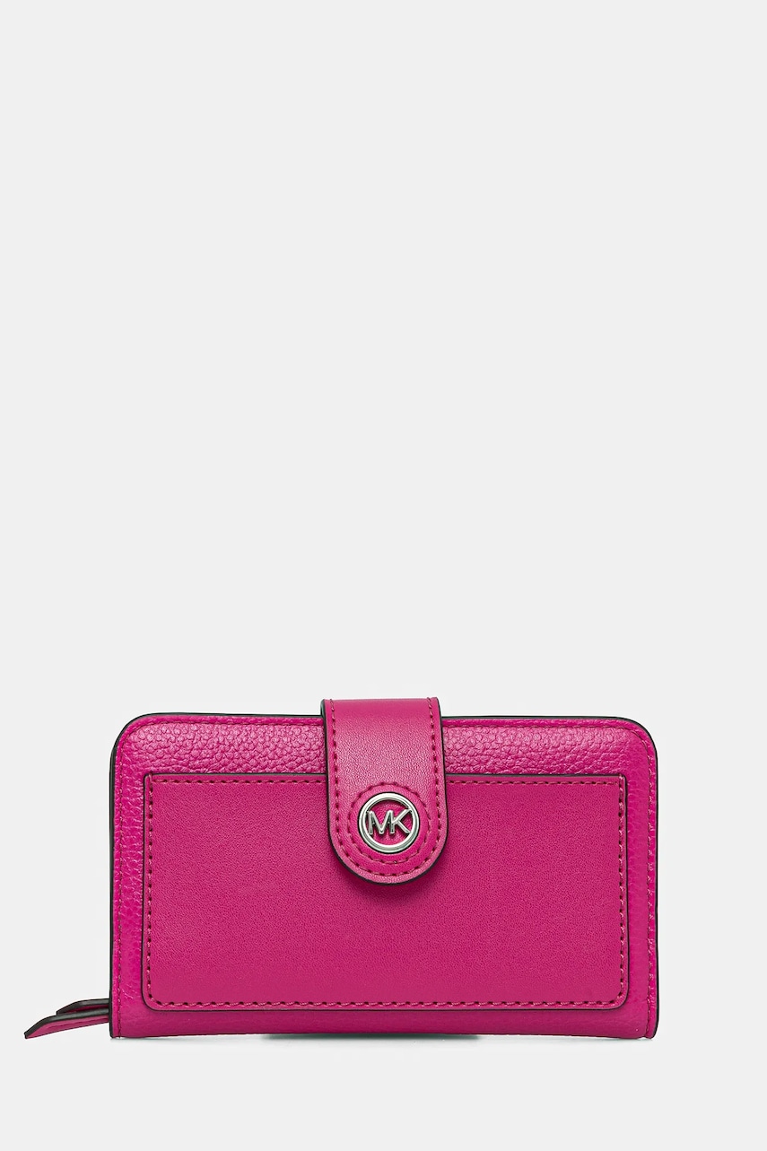 MICHAEL Michael Kors portofel de piele femei, culoarea maro, 32S4S0KF6L