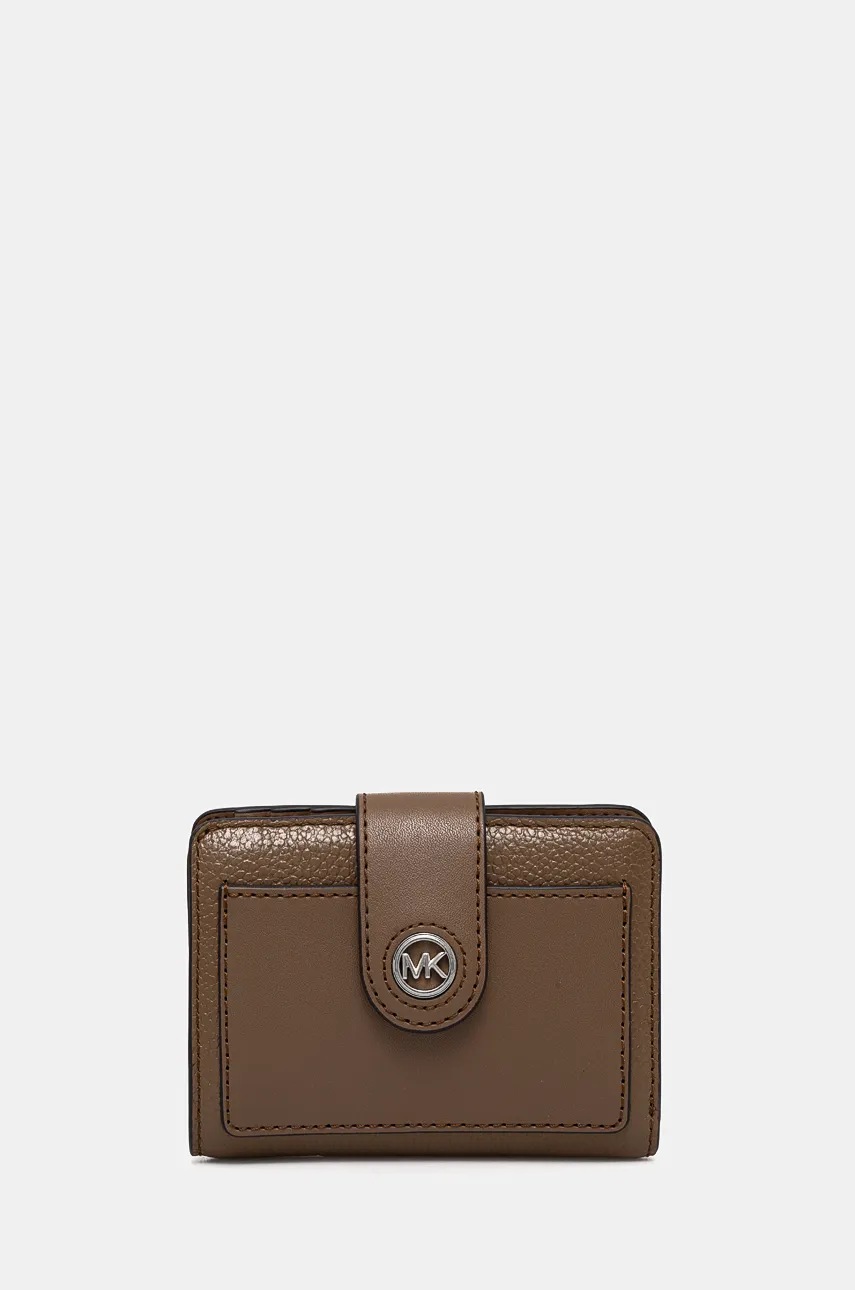 

Кожен портфейл MICHAEL Michael Kors дамски в кафяво 32H3S0KD5L, Кафяв
