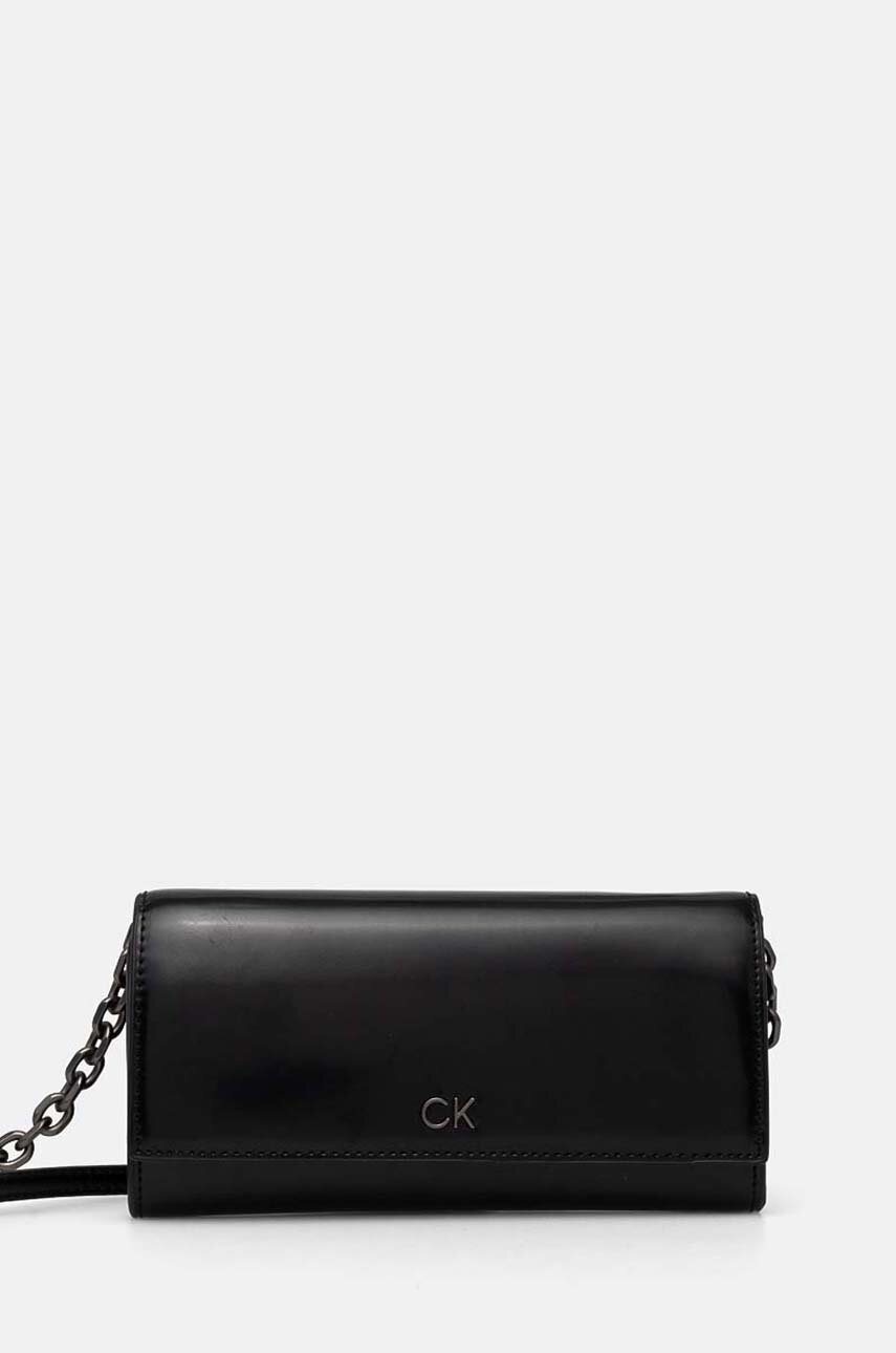 

Портмоне Calvin Klein дамски в черно K60K612423, Черен