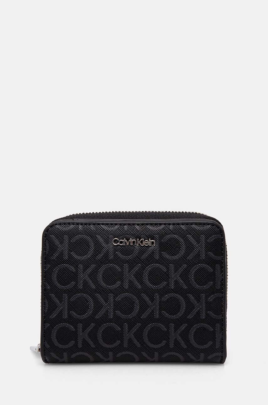 

Портмоне Calvin Klein дамски в черно K60K612433, Черен