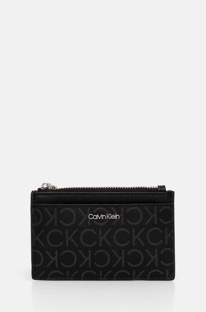 

Портмоне Calvin Klein дамски в черно K60K612434, Черен