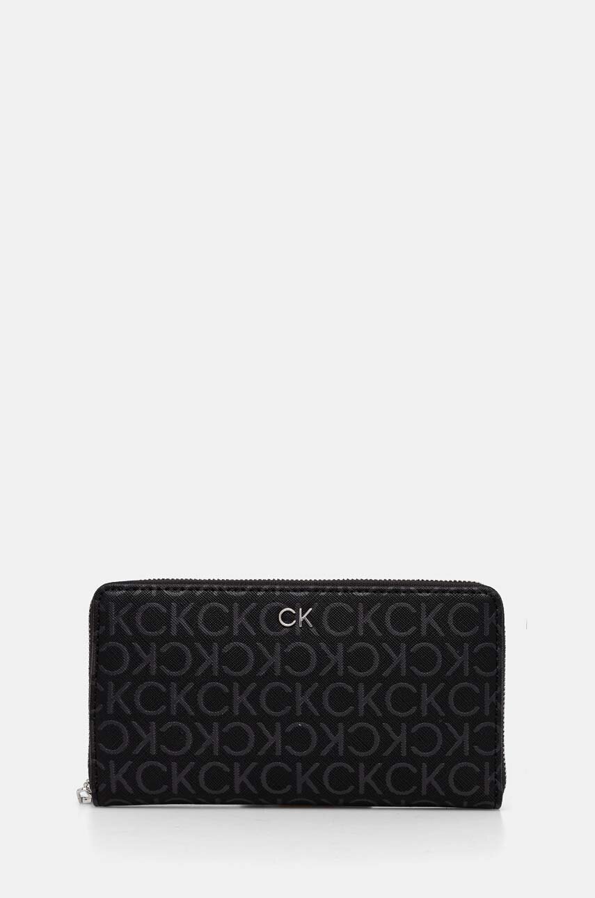 

Портмоне Calvin Klein дамски в черно K60K612442, Черен