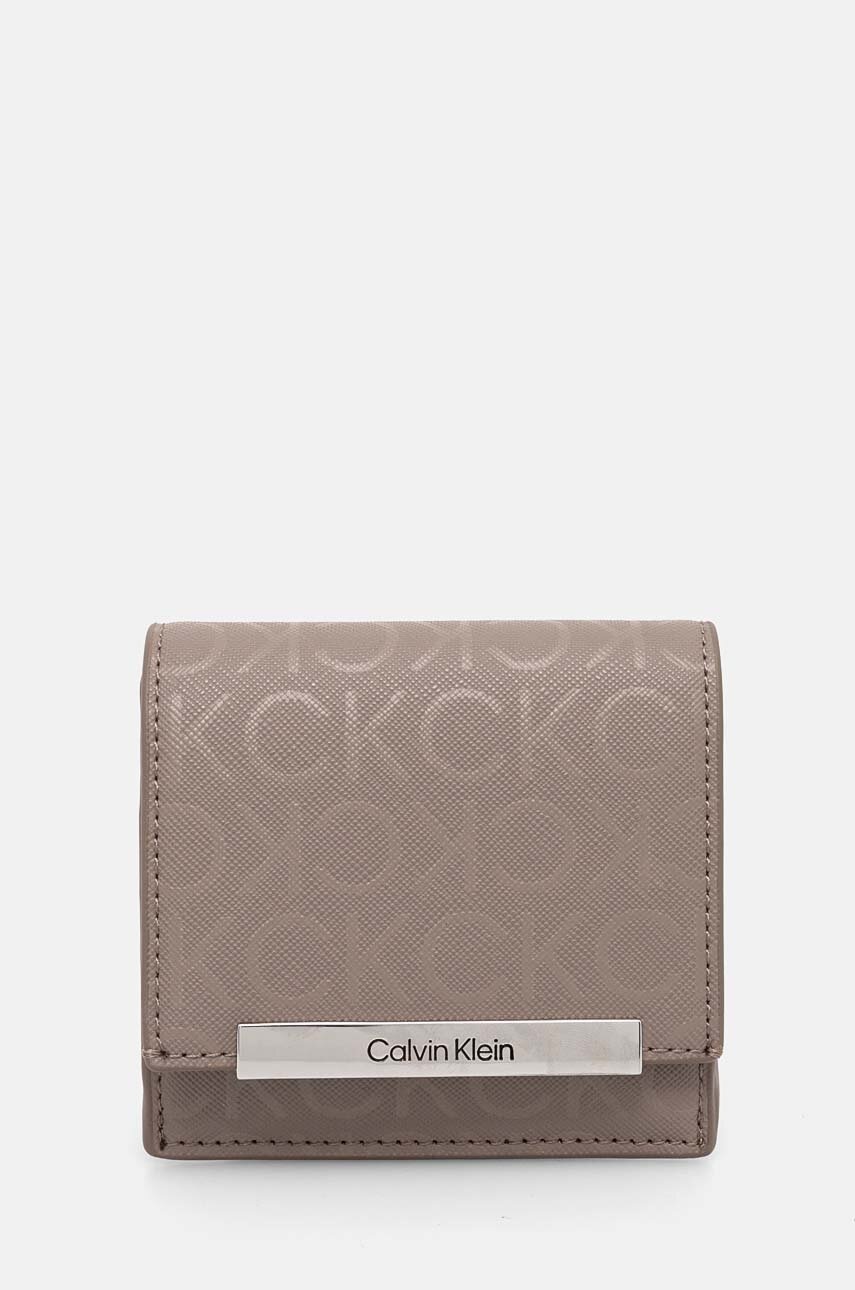 

Портмоне Calvin Klein дамски в сиво K60K612443, Сив