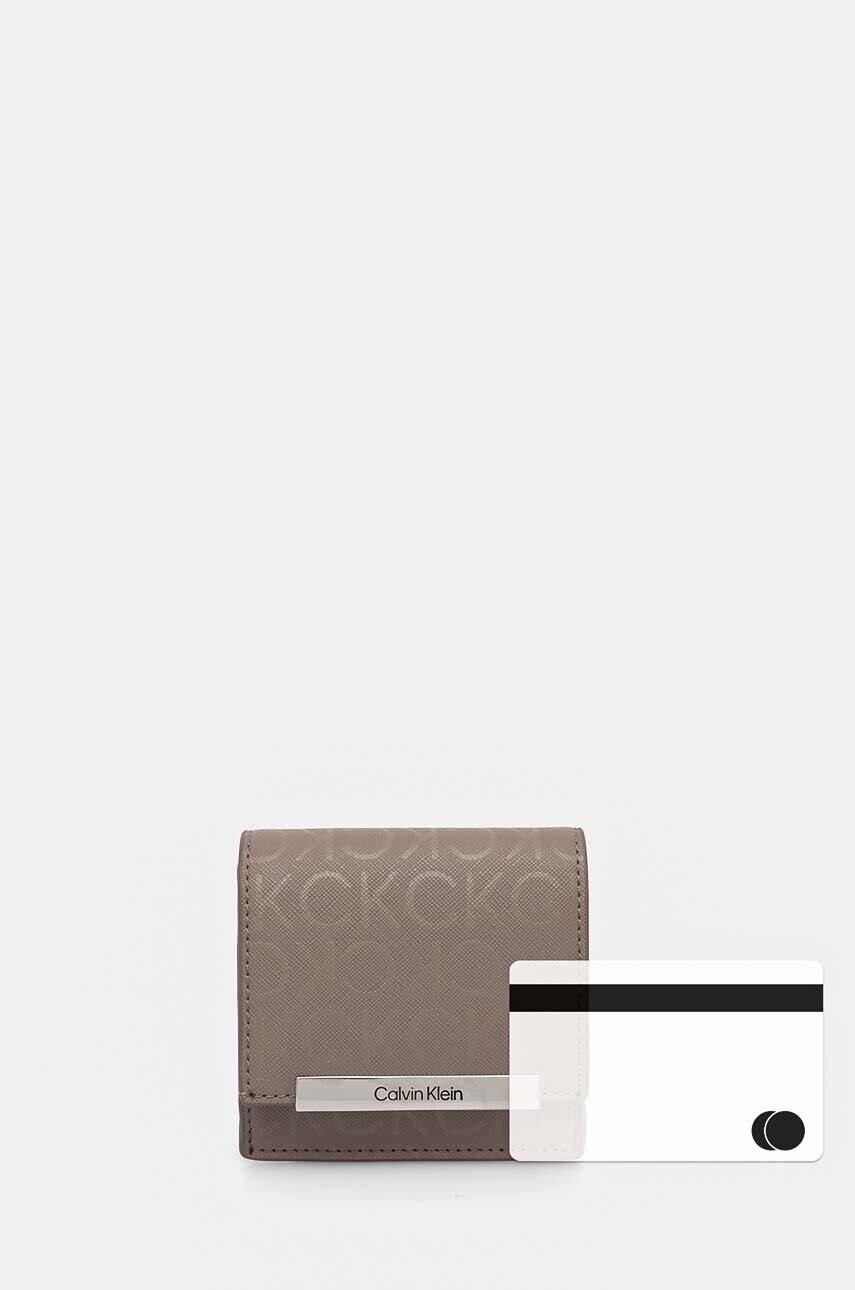Гаманець Calvin Klein жіночий колір сірий K60K612443 