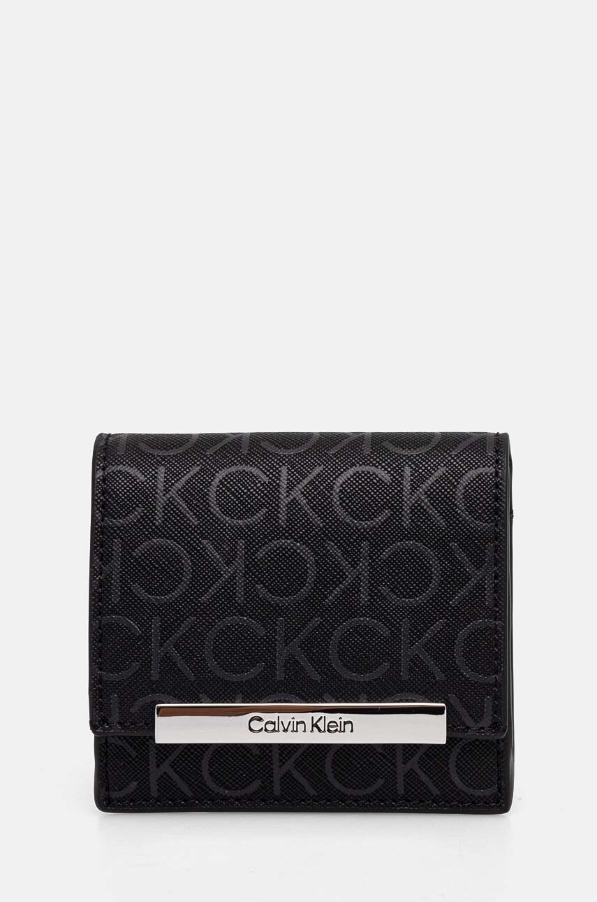 

Портмоне Calvin Klein дамски в черно K60K612443, Черен