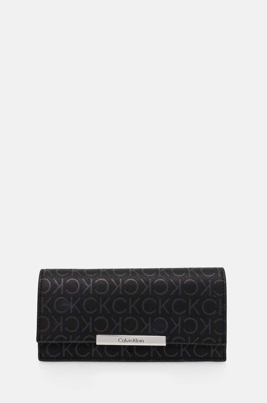 

Портмоне Calvin Klein дамски в черно K60K612444, Черен