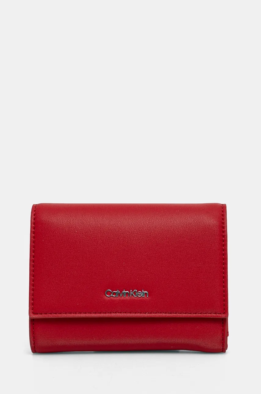 

Портмоне Calvin Klein дамски в червено K60K612450, Червен