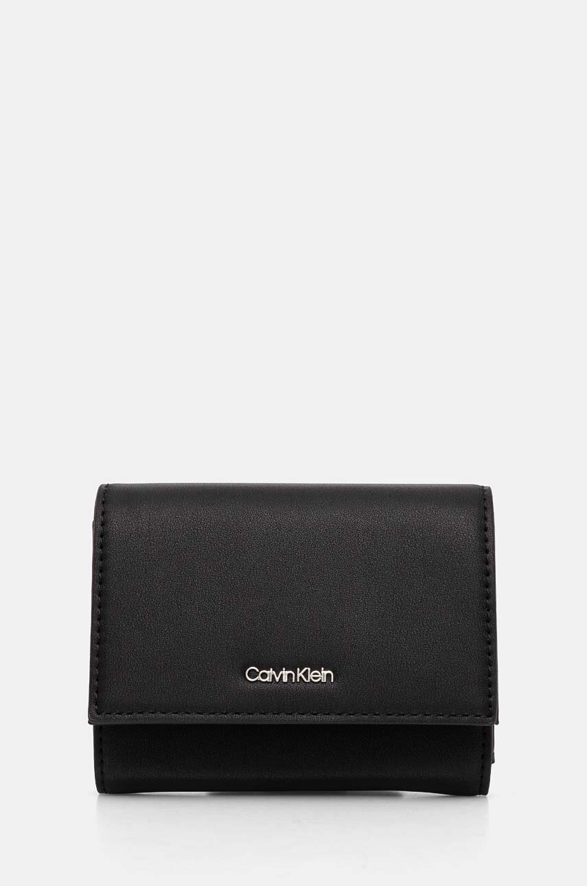 

Портмоне Calvin Klein дамски в черно K60K612450, Черен