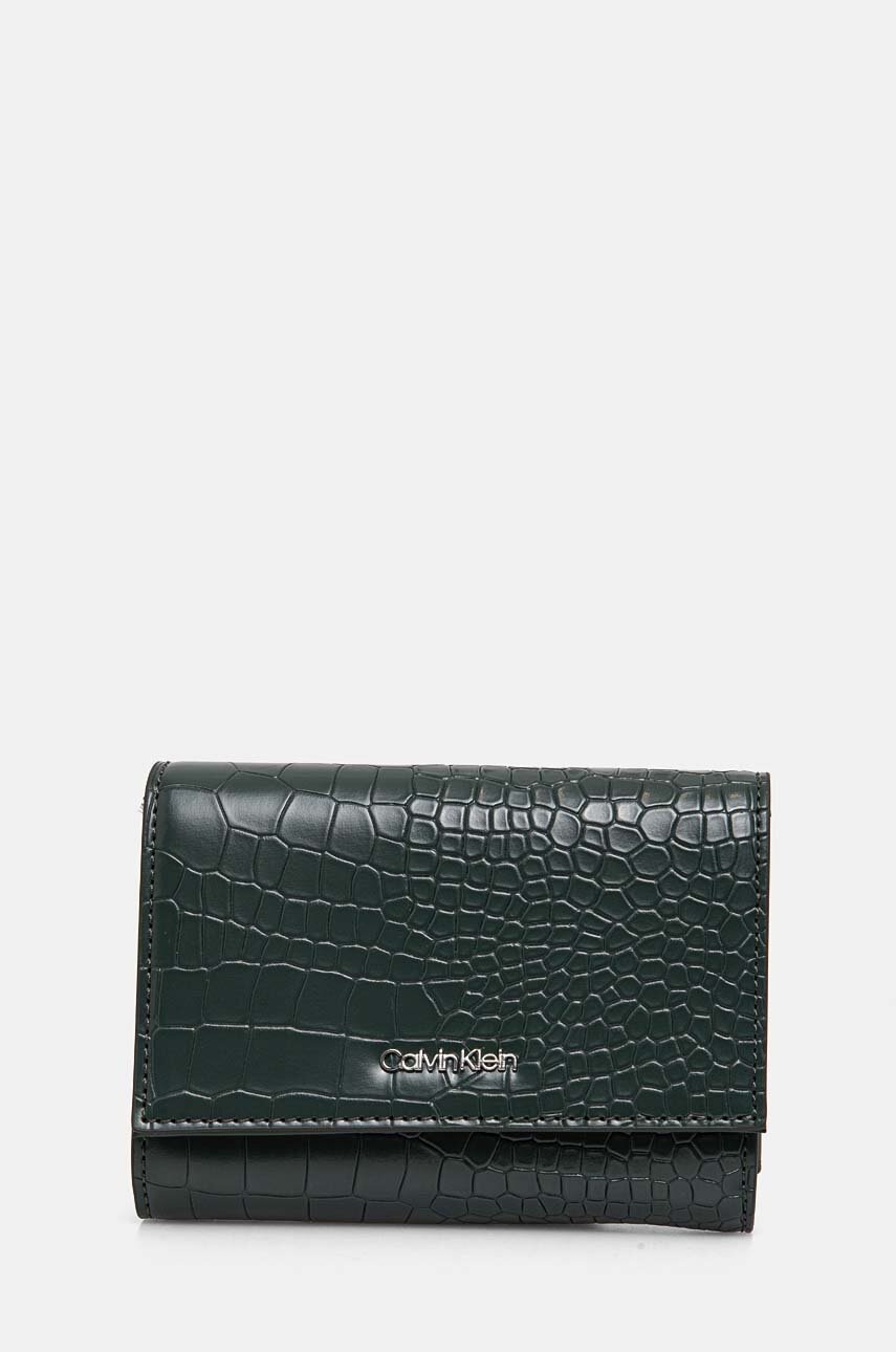 

Портмоне Calvin Klein дамски в зелено K60K612453, Зелен