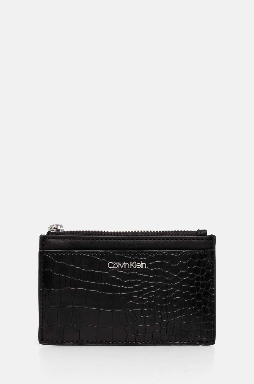 

Портмоне Calvin Klein дамски в черно K60K612675, Черен