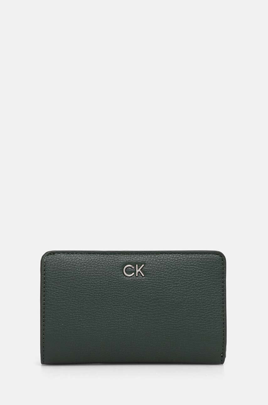 

Портмоне Calvin Klein дамски в зелено K60K612681, Зелен