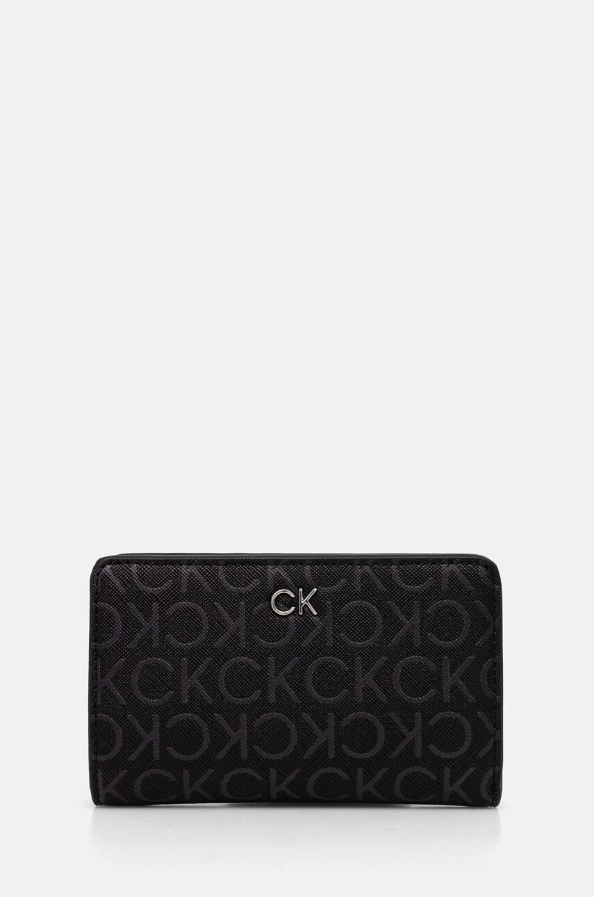 

Портмоне Calvin Klein дамски в черно K60K612683, Черен