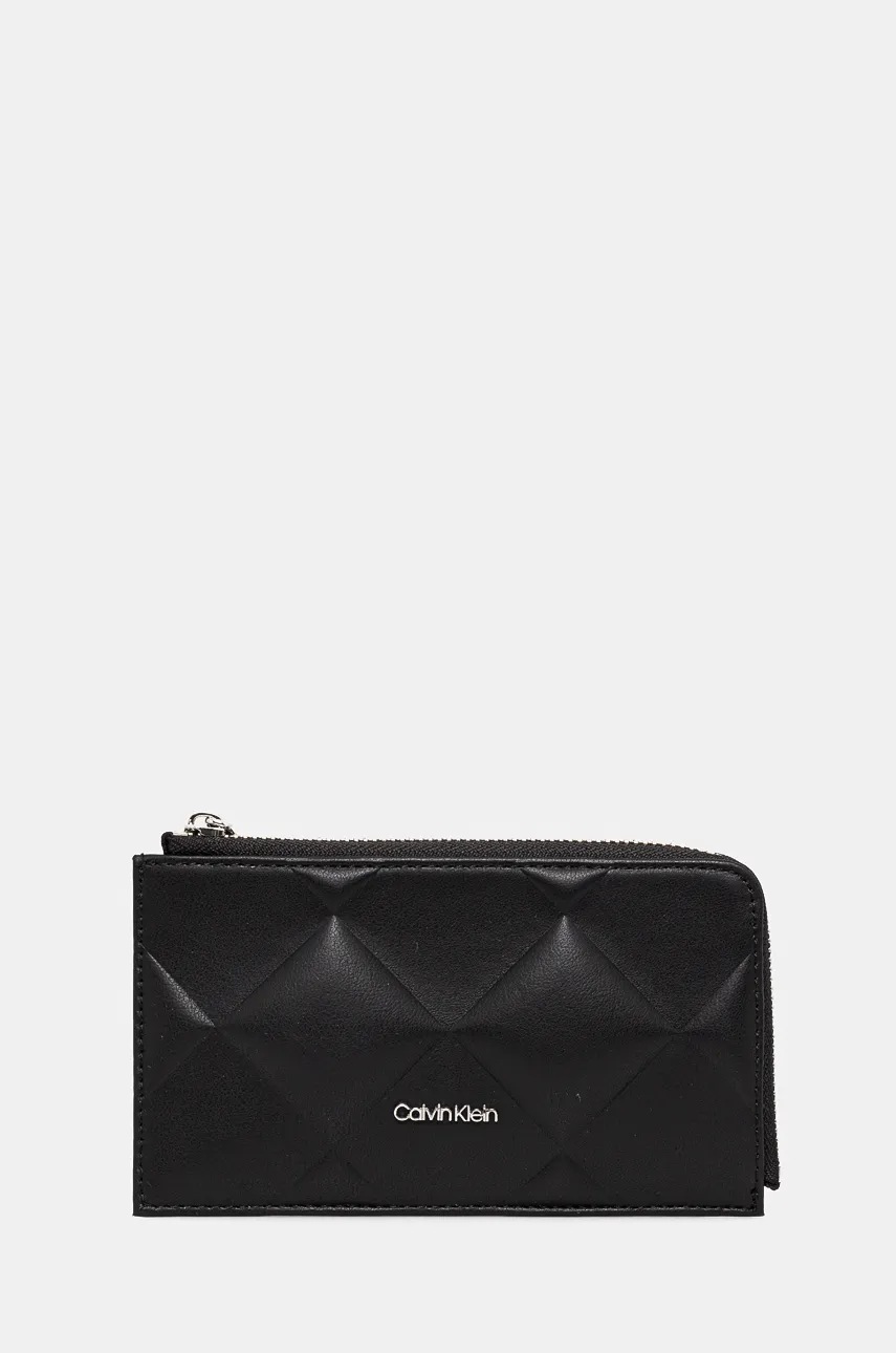 

Портмоне Calvin Klein дамски в черно K60K612897, Черен