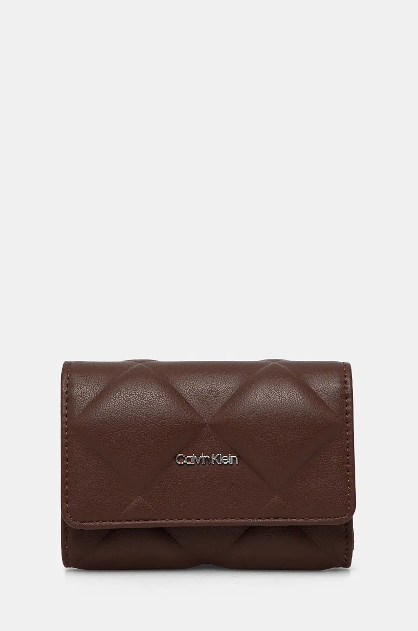 

Портмоне Calvin Klein дамски в кафяво K60K612898, Кафяв