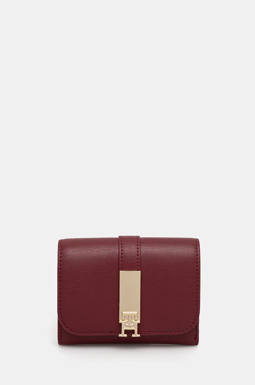 

Портмоне Tommy Hilfiger дамски в бордо AW0AW16579