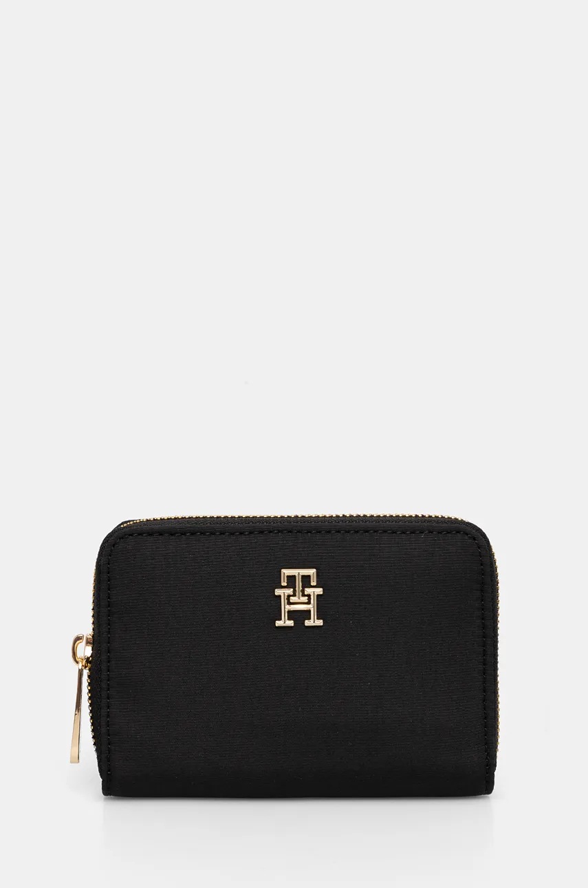 

Портмоне Tommy Hilfiger дамски в черно AW0AW16585, Черен