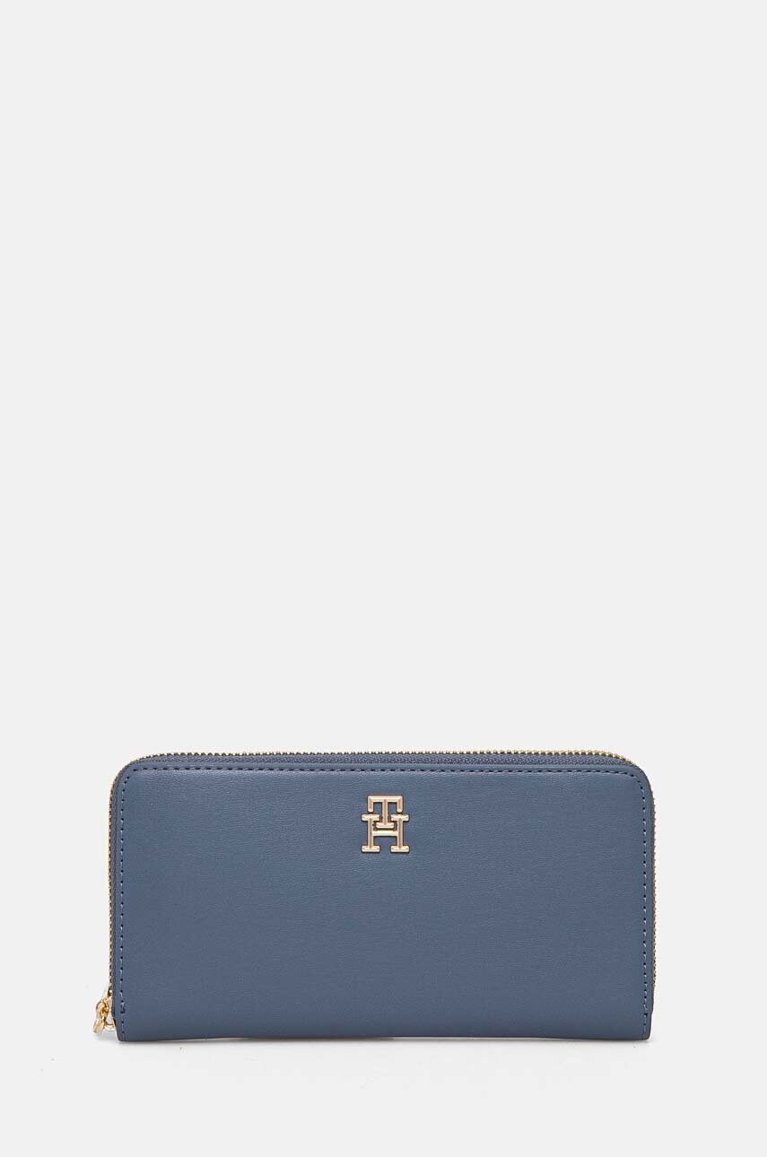 

Портмоне Tommy Hilfiger дамски в синьо AW0AW16592, Син