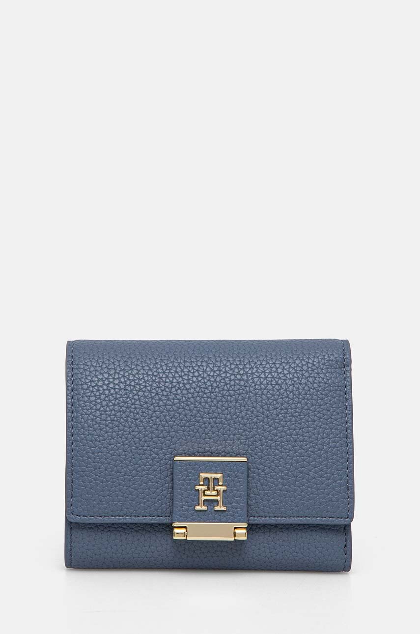

Портмоне Tommy Hilfiger дамски в синьо AW0AW17039, Син