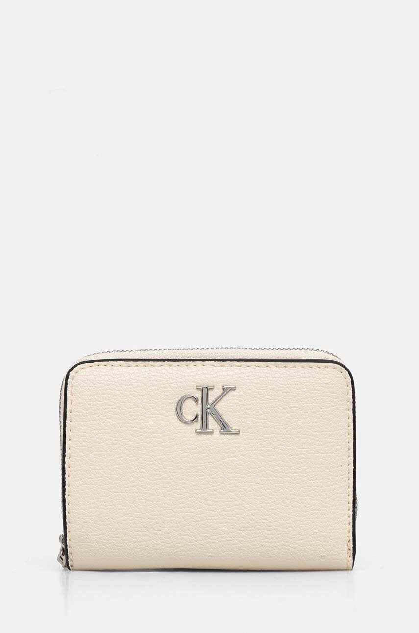 

Портмоне Calvin Klein Jeans дамски в бежово K60K612740, Бежов