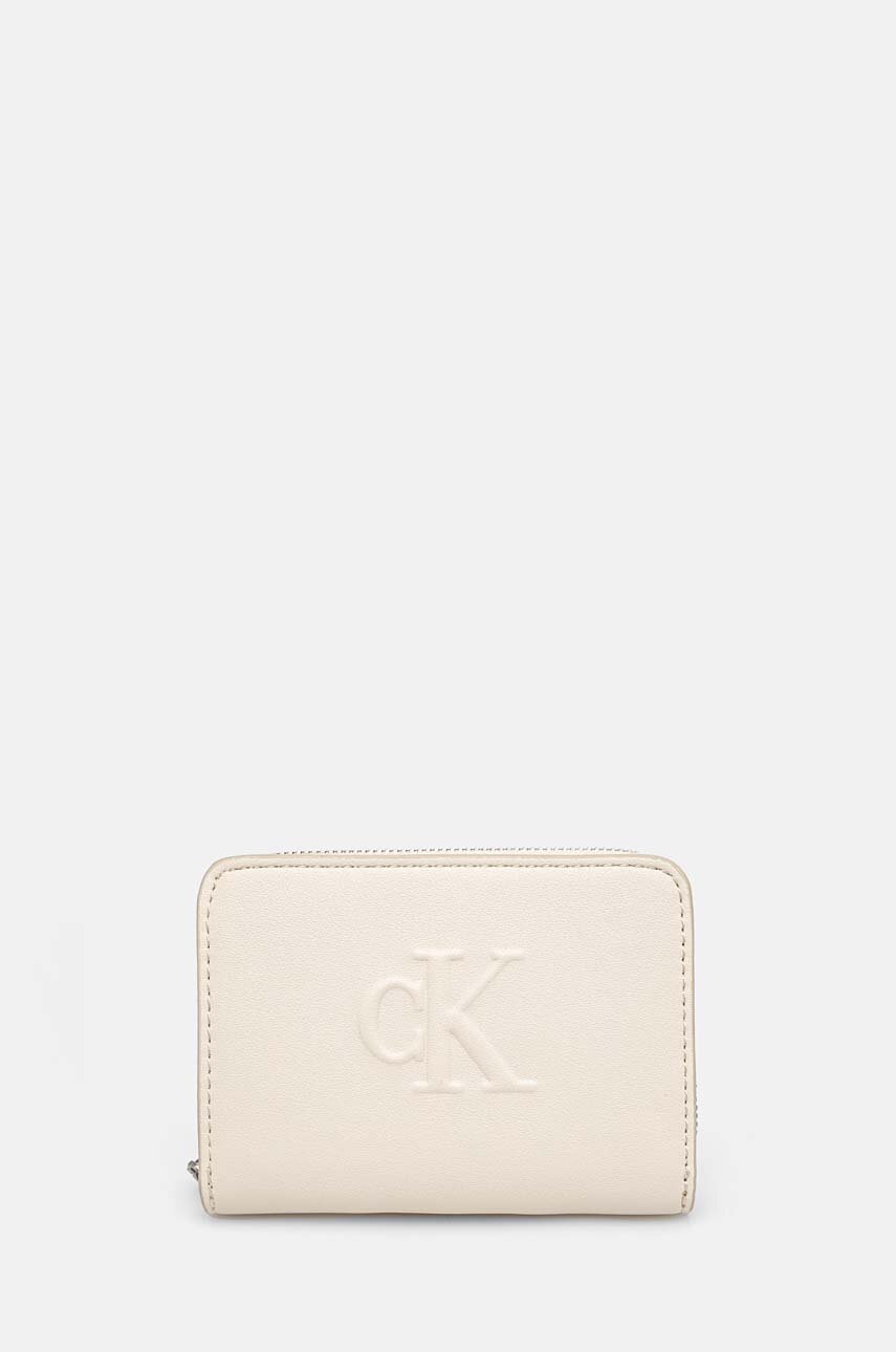 

Портмоне Calvin Klein Jeans дамски в бежово K60K612741, Бежов