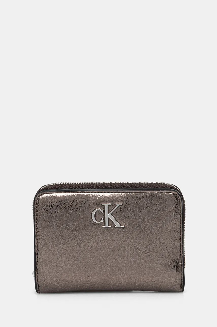 

Портмоне Calvin Klein Jeans дамски в сребристо K60K612745, Сребърен