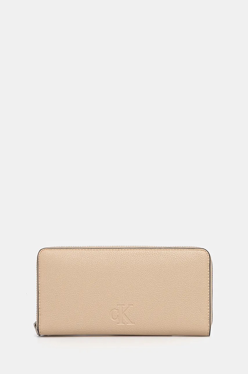 

Портмоне Calvin Klein Jeans дамски в бежово K60K612749, Бежов