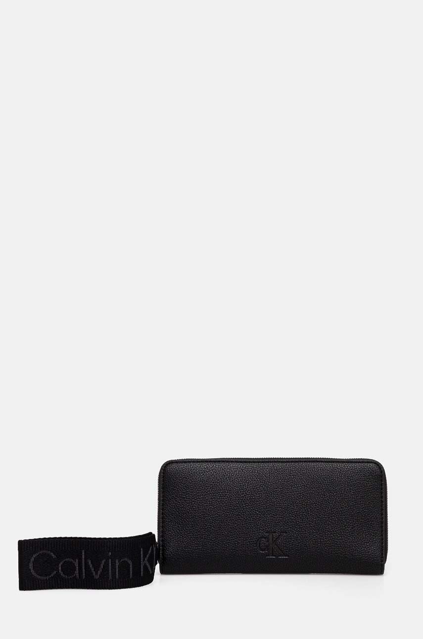 

Портмоне Calvin Klein Jeans дамски в черно K60K612749, Черен