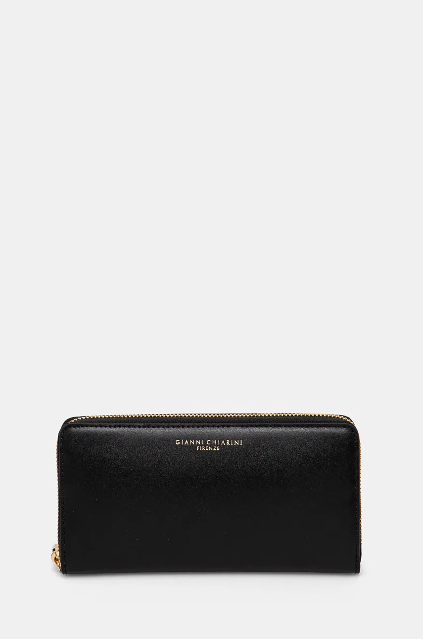 Gianni Chiarini portofel de piele femei, culoarea negru, PF R-5042 PRCKLUX Gianni Chiarini portofel de piele femei, culoarea negru, PF R-5042 PRCKLUX