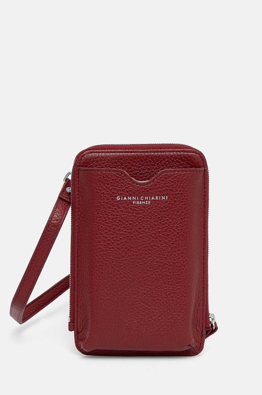 

Кожен калъф за телефон Gianni Chiarini в бордо PF W5090 GRN