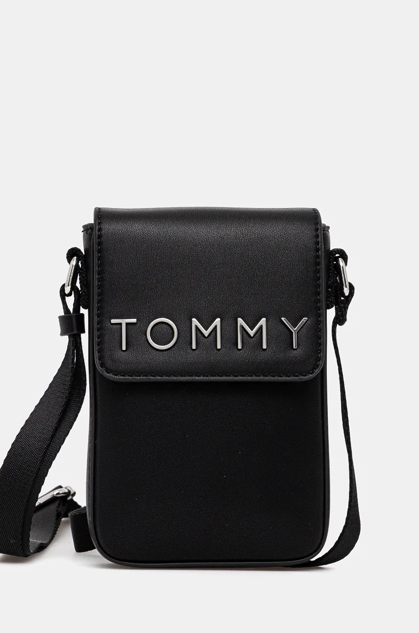 

Чанта през рамо Tommy Jeans в черно AW0AW16488, Черен