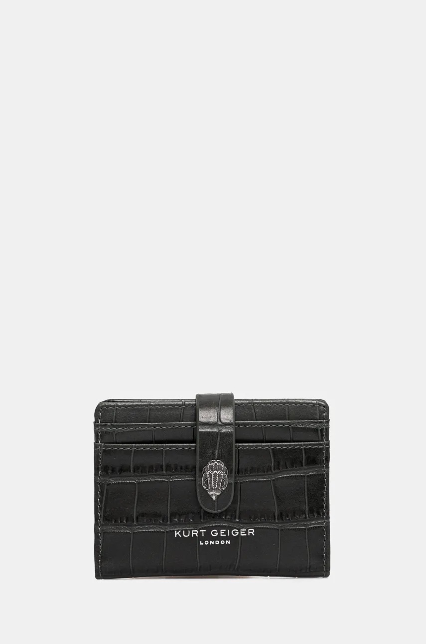 

Кожен калъф за карти Kurt Geiger London SMALL LEATHER GOODS в зелено 9343671149, Зелен