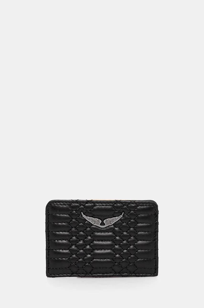 

Кожен калъф за карти ZADIG&VOLTAIRE в черно LWSG00041, Черен