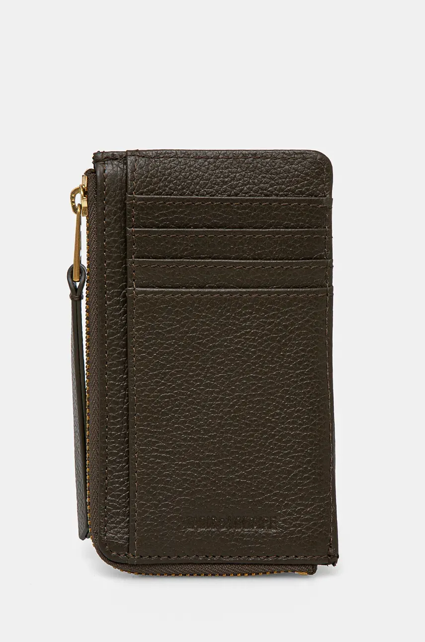 Кожаный кошелек ZADIG&VOLTAIRE женский цвет зелёный LWSG00011 Кожаный кошелек ZADIG&VOLTAIRE женский цвет зелёный LWSG00011