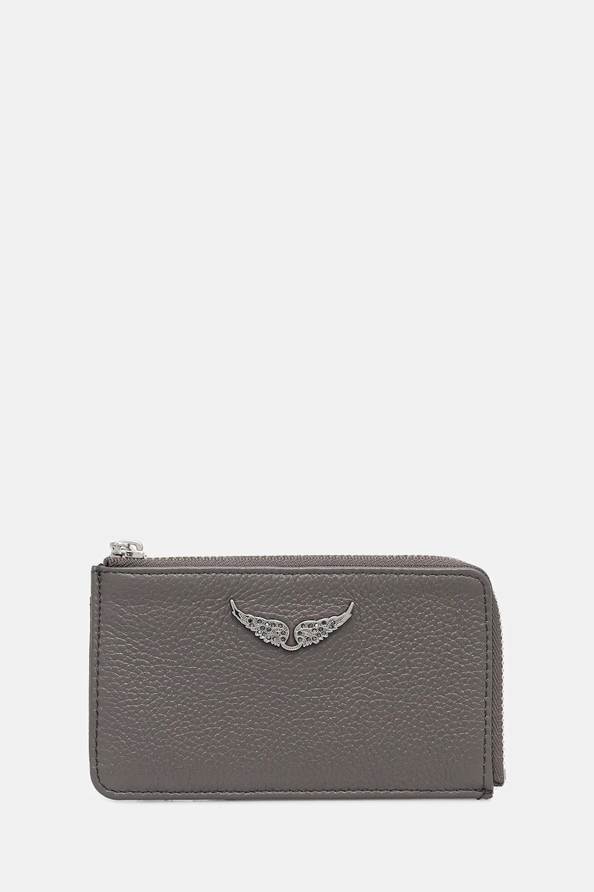 ZADIG&VOLTAIRE portofel de piele femei, culoarea verde, LWSG00011