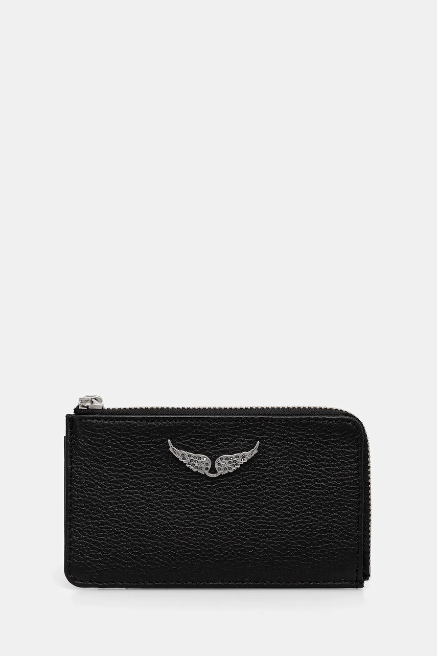 ZADIG&VOLTAIRE portofel de piele femei, culoarea verde, LWSG00011
