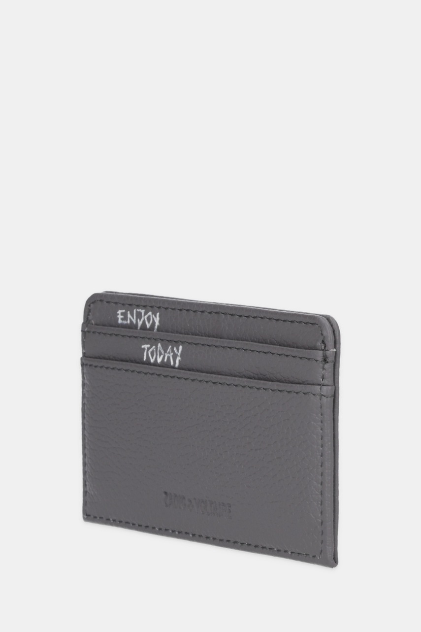 Кожаный чехол на карты ZADIG&VOLTAIRE цвет чёрный LWSG00001