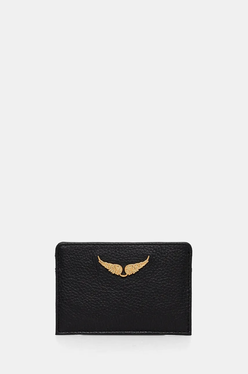 ZADIG&VOLTAIRE carcasă din piele culoarea negru, LWSG00001