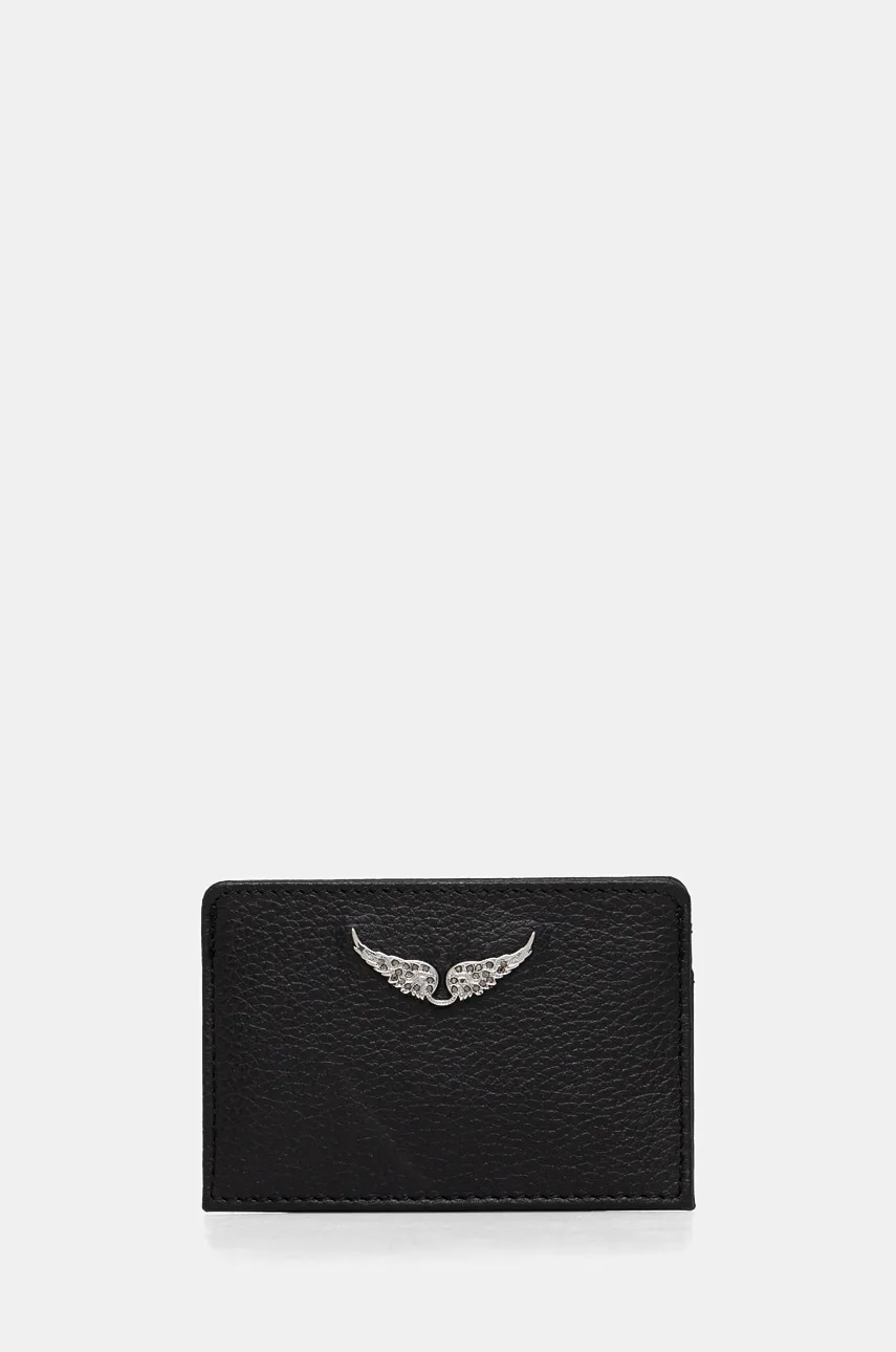 ZADIG&VOLTAIRE carcasă din piele culoarea negru, LWSG00001