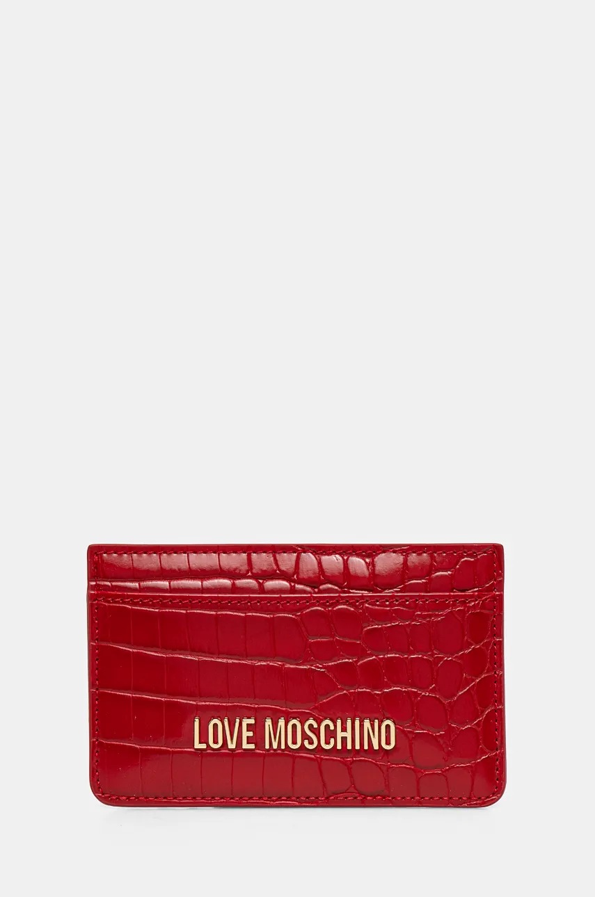 

Калъф за карти Love Moschino в червено JC5640PP0L, Червен