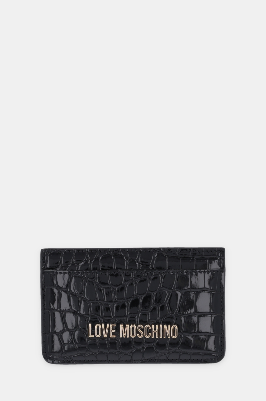 

Калъф за карти Love Moschino в черно JC5640PP0L, Черен